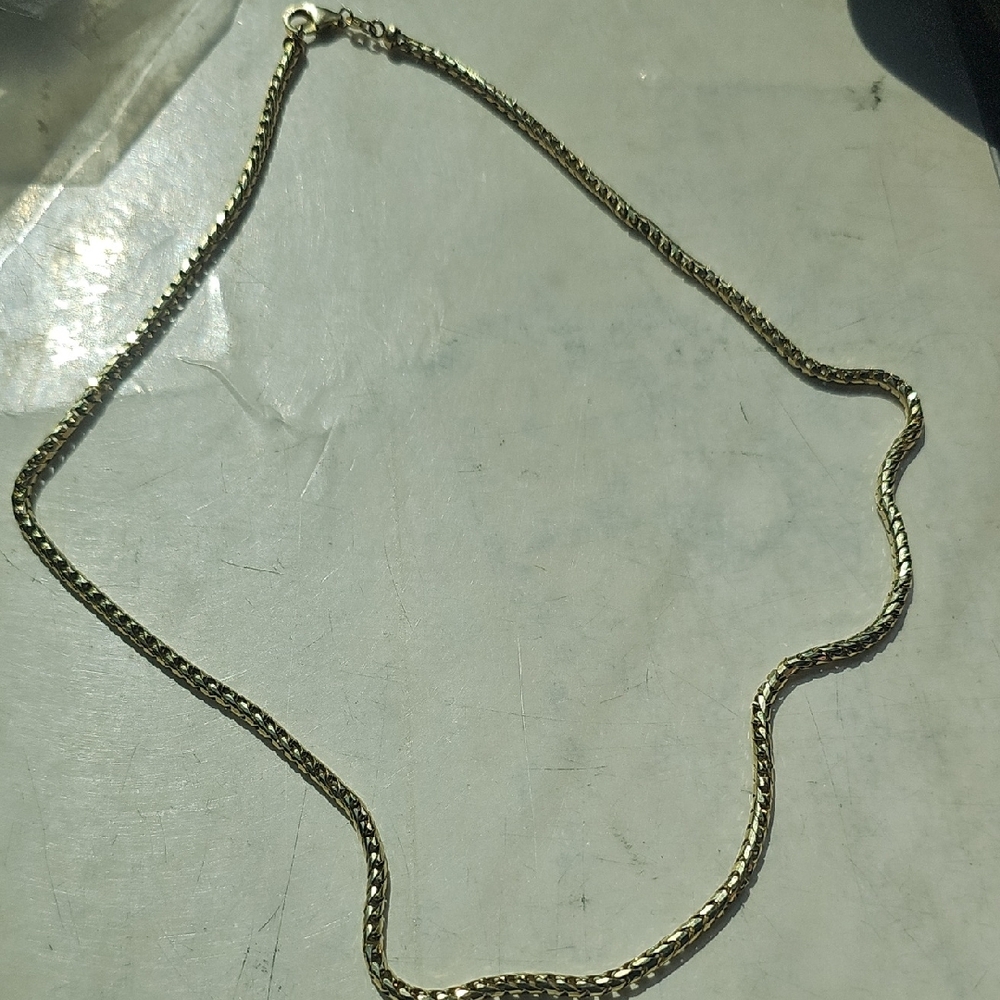 14k Solid Diamond Cut Franco Chain